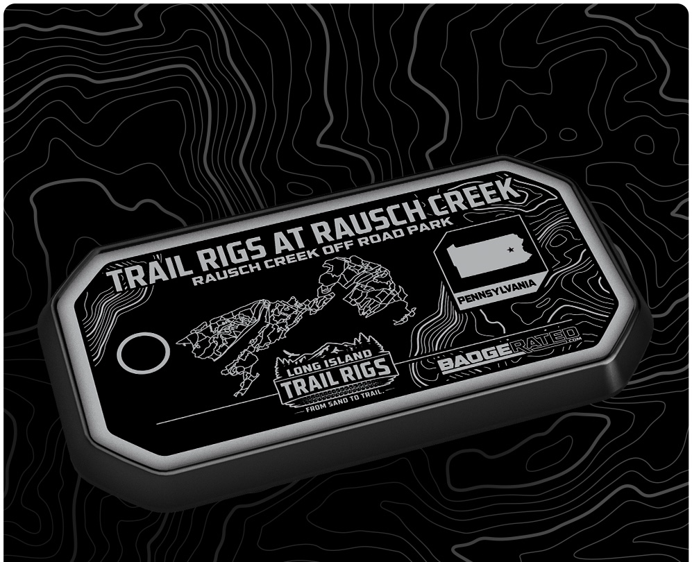 Long Island Trail Rigs × Rausch Creek Adhesive Badge